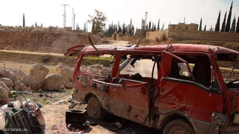 وسط حصد أرواح المدنيين صاروخ يقتل 3 عائلات في إدلب