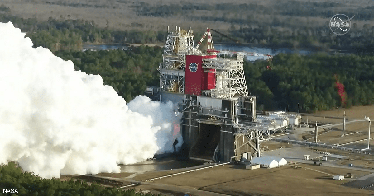 ناسا: انتهاء اختبار إطلاق "الصاروخ الجبار" قبل الأوان