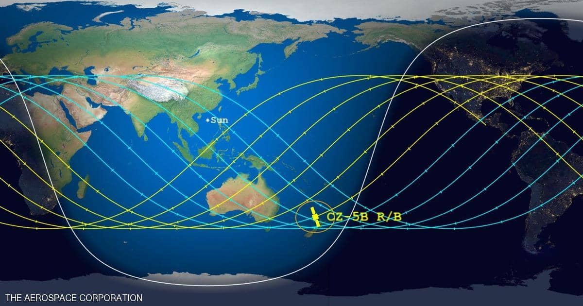 تحديد "موعد ومكان" وصول الصاروخ الصيني إلى الأرض