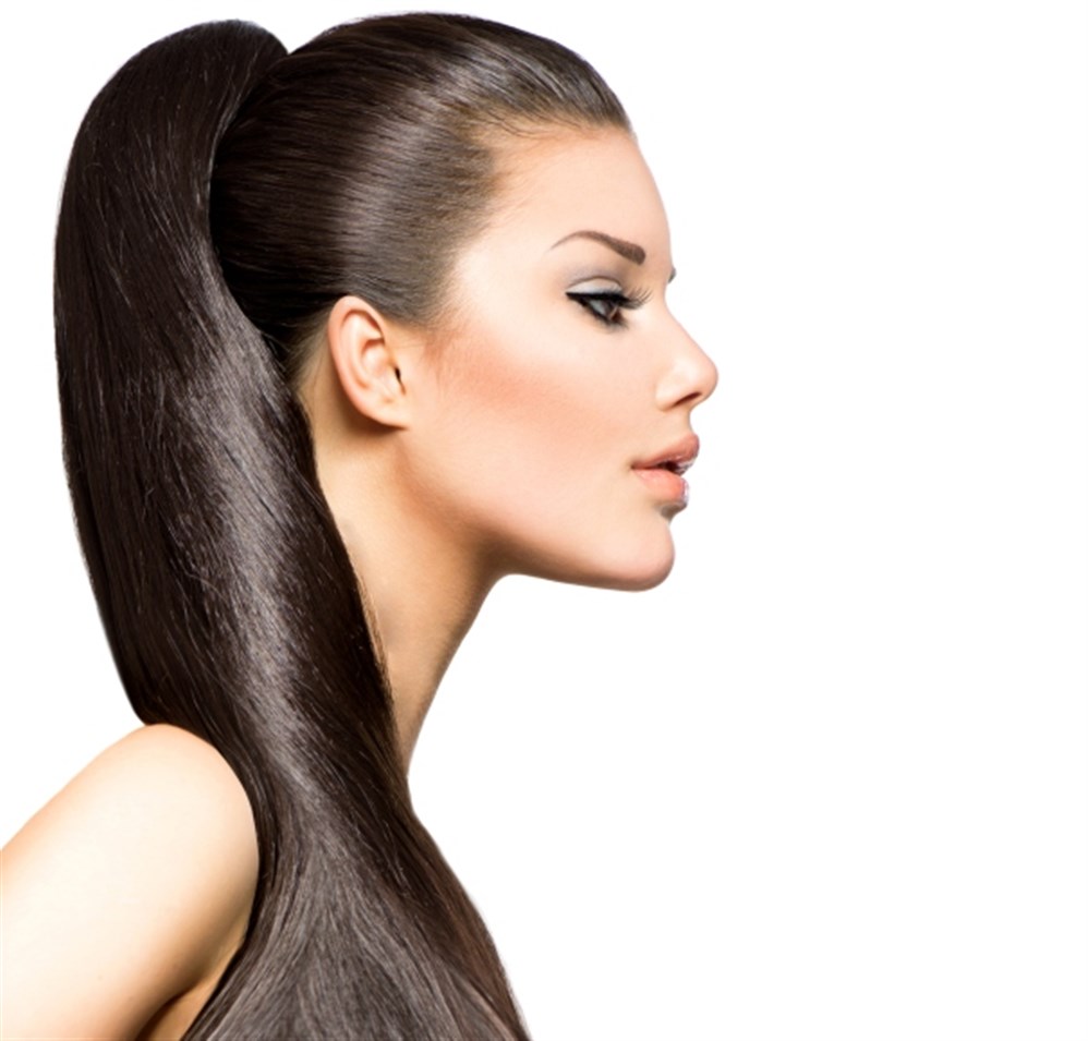 تسريحة ذيل الحصان المرتفع 