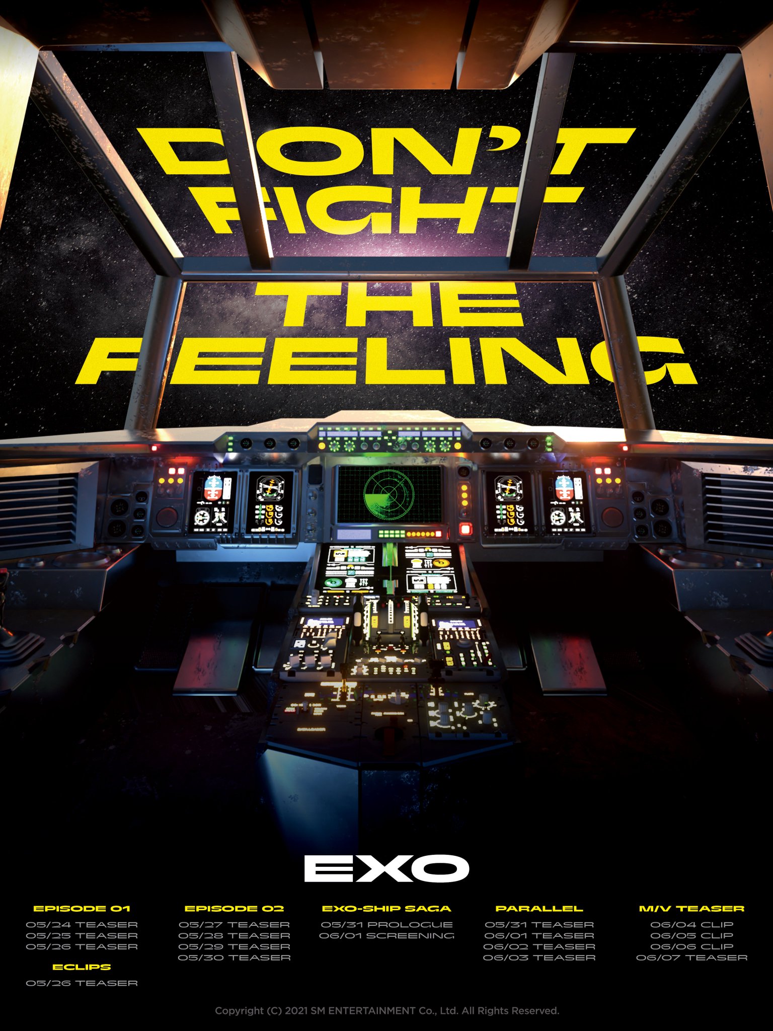 عودة EXO بأغنية Don't Fight the Feeling- الصورة من موقع soompi