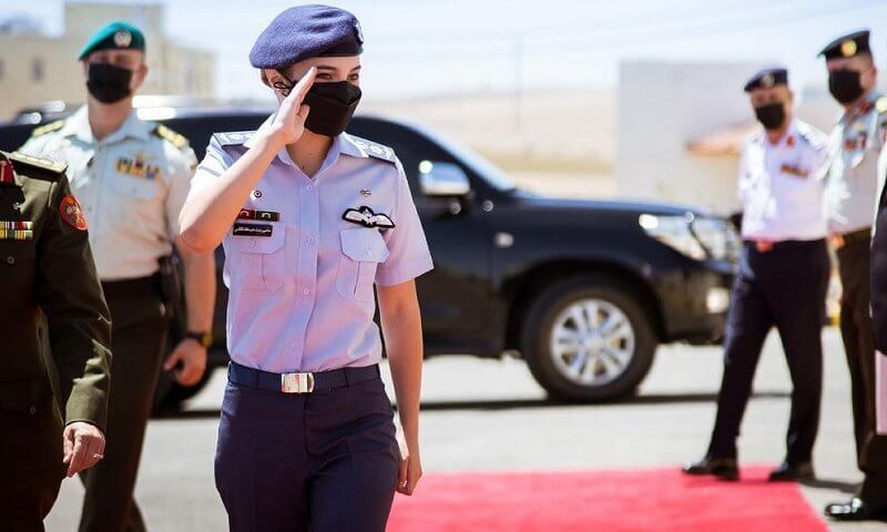 الأميرة سلمى تفتتح مركز تدريب النساء العسكريات - الصورة من موقع New my royals