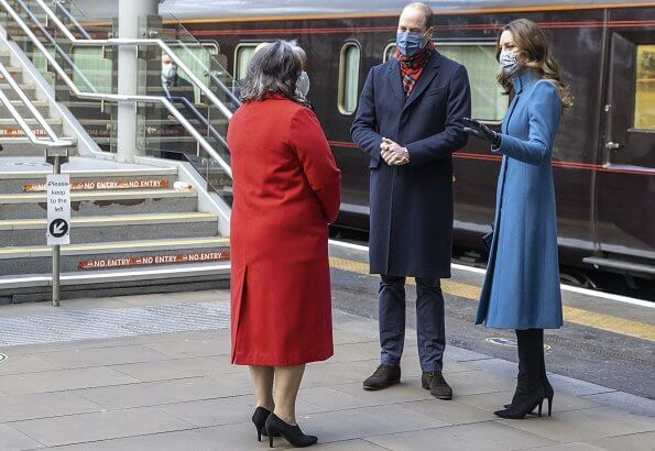 كيت وويليام في رحلة القطار الملكي- الصورة من موقع New my royals