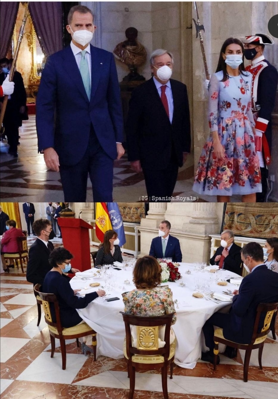 مأدبة الغداء- الصورة من حساب Spanish Royals على إنستغرام.jpg