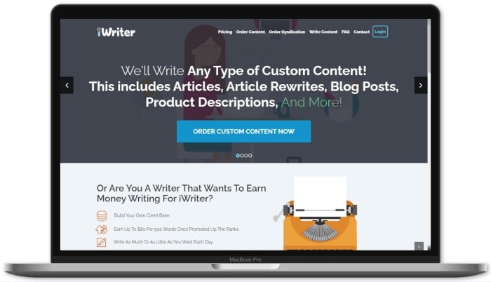 iWriter - منصات العمل ككاتب حر 