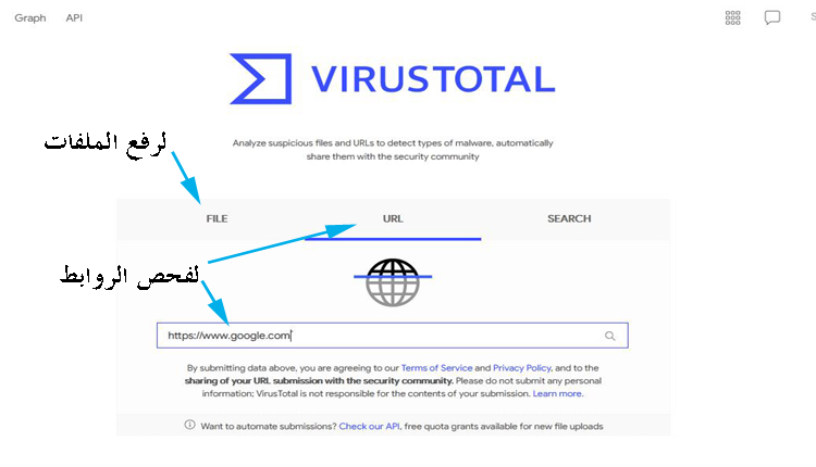 شرح موقع virustotal