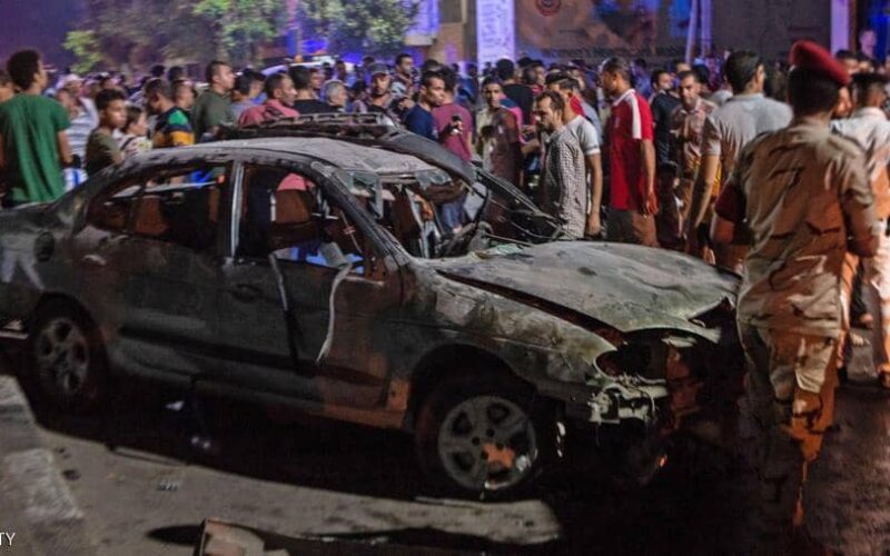 هجوم ارهابي اسفر عن انفجار سيارة مفخخة بالقرب من المعهد القومي للأورام في القاهرة