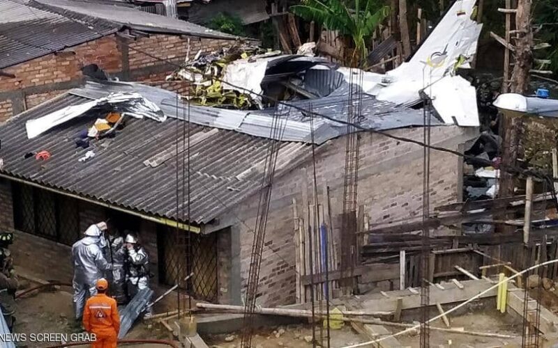 سقوط طائرة في كولومبيا تسفر عن سبعة قتلى واصابة ثلاثة
