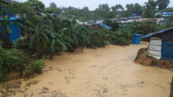 الفيضانات في بنغلادش تجتاح مخيمات الروهينغا وتشرّد الآلاف