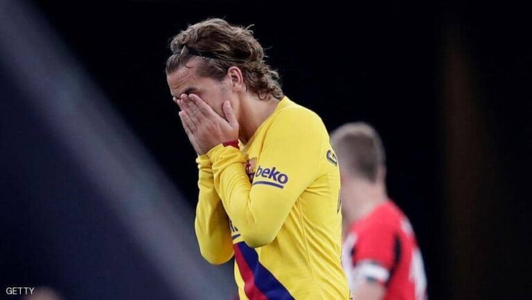 برشلونة يخسر بهدف قاتل سجله أرتيز أدوريز لاعب أتلتيك بلباو