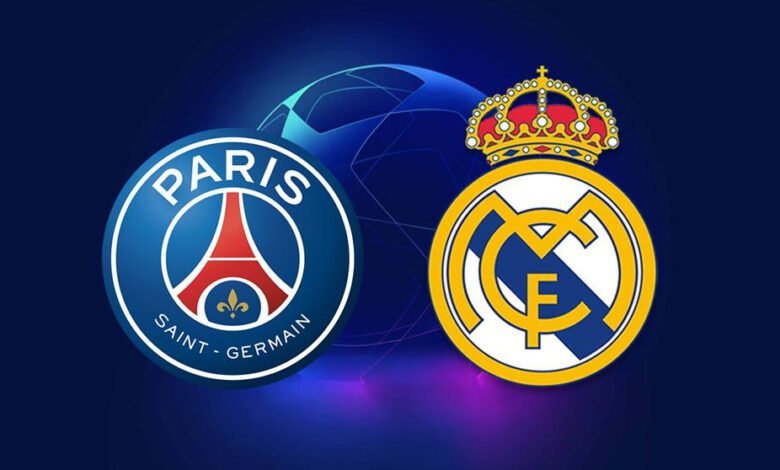 مشاهدة مباراة باريس سان جيرمان وريال مدريد بث مباشر