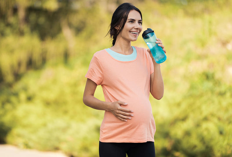 مدة المشي للحامل في الشهر التاسع