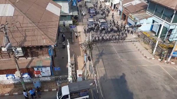 شرطة ميانمار تصعّد قمعها للاحتجاجات المناهضة للانقلاب