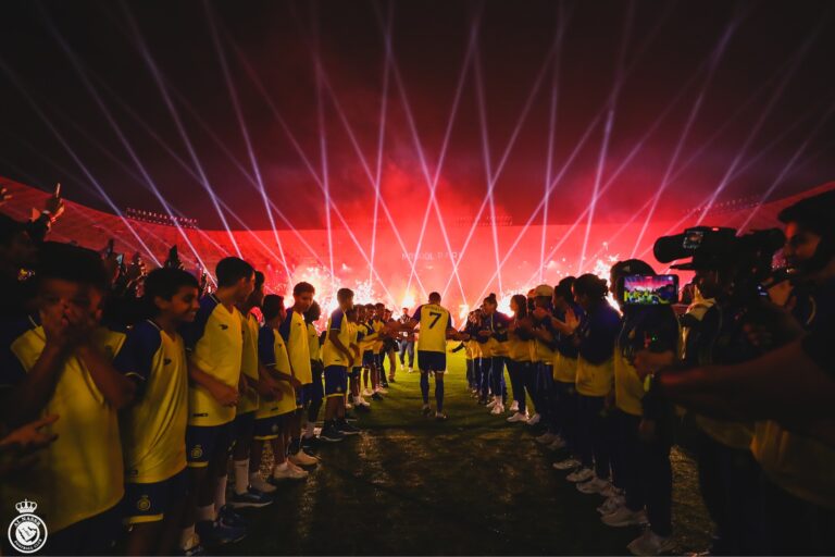 متى موعد مباراة النصر والطائي في دوري روشن السعودي .. أول مباراة لرونالدو مع النصر