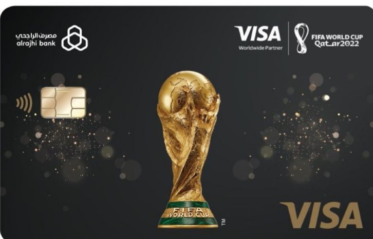 مميزات بطاقة فيزا الراجحي كأس العالم FIFA رسوم إصدار بطاقة فيزا كأس العالم