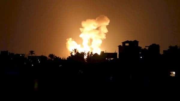 الطيران الإسرائيلي يقصف موقع القادسية التابع لحماس في غزة
