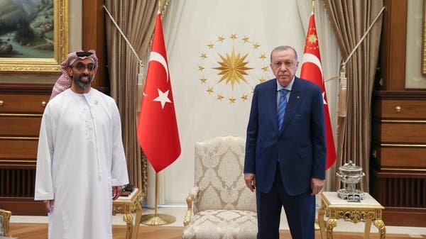 أردوغان يبحث مع وفد إماراتي العلاقات الثنائية وقضايا المنطقة