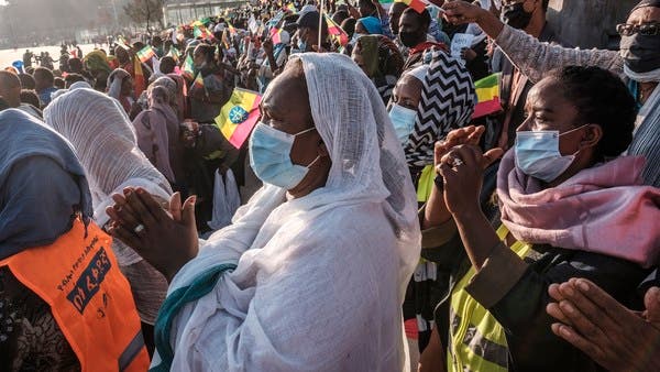 تظاهرة مؤيدة لجيش إثيوبيا.. ومطالبات بإغلاق سفارتي واشنطن ولندن