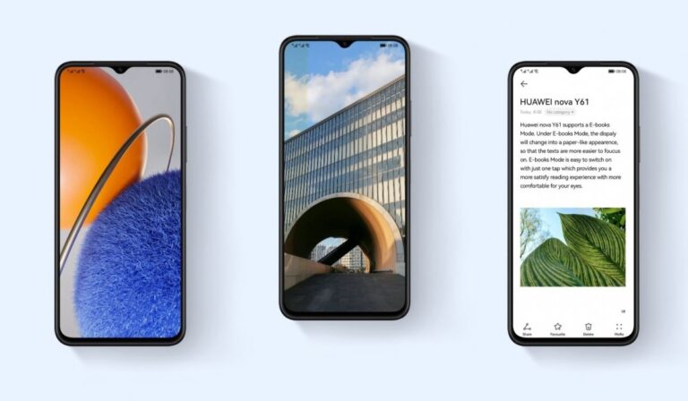 سعر جوال Huawei Nova Y61 في السعودية مواصفات هواوي نوفا Y61