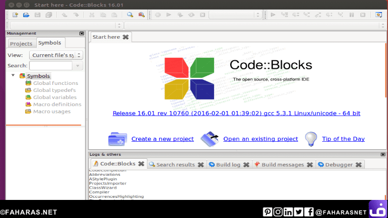 محرر c++ كود بلوك Codeblock
