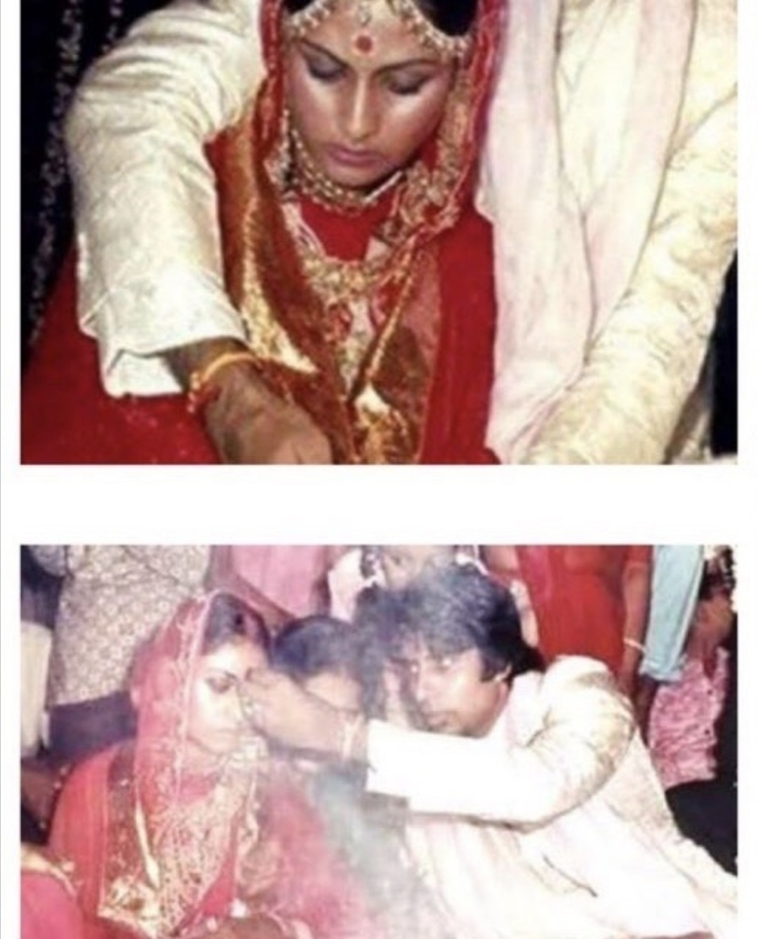 زفاف «أميتاب باتشان» و«جايا باتشان» -الصورة من حساب أميتاب باتشان على إنستغرام