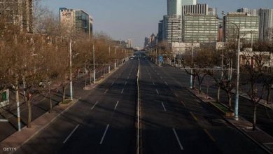 شوارع فارغة في بكين