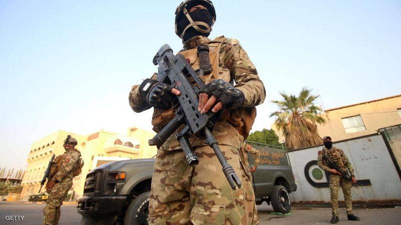 عملية عسكرية عراقية للقضاء على الإرهاب مصتنع