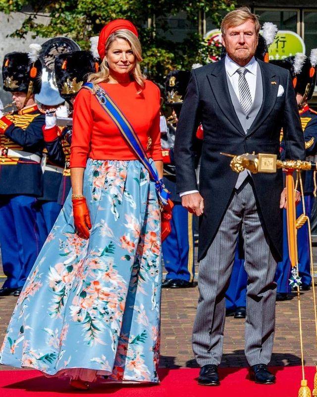 الملكة ماكسيما والملك ويليم ألكسندر- الصورة من حساب Europe royals على إنستغرام
