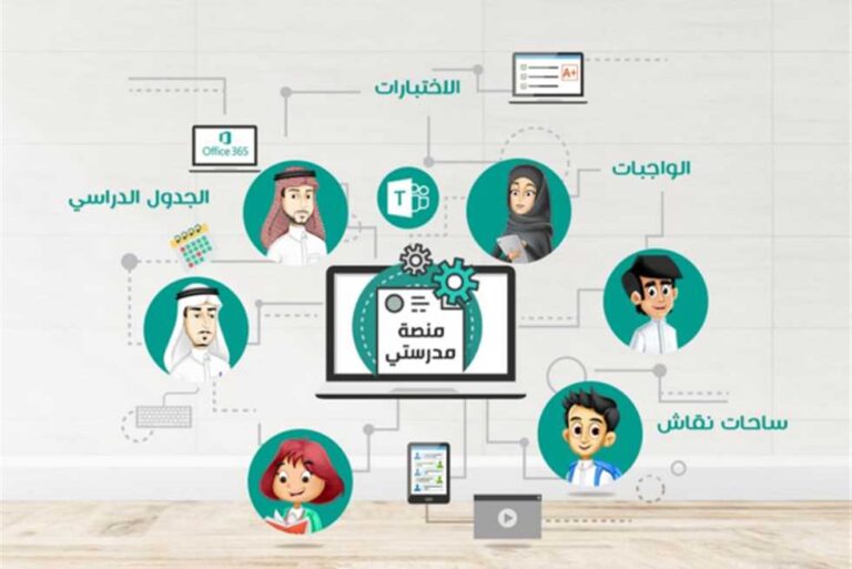 "الواجبات" منصة مدرستي تسجيل الدخول 1444 schools.madrasati.sa