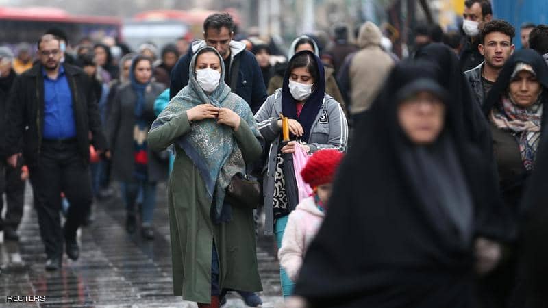 كورونا ينتشر في ايران بسبب عمال صينيين