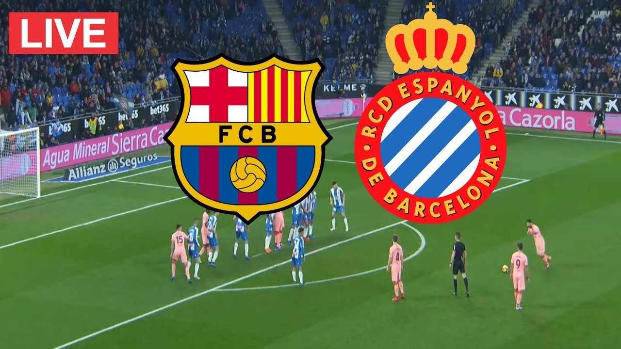 مشاهدة مباراة برشلونة واسبانيول بث مباشر الدوري الاسباني