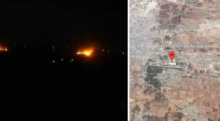 تفاصيل العدوان الاسرائيلي على مطار حلب الدولي وهل توقفت الرحلات الجوية من المطار؟