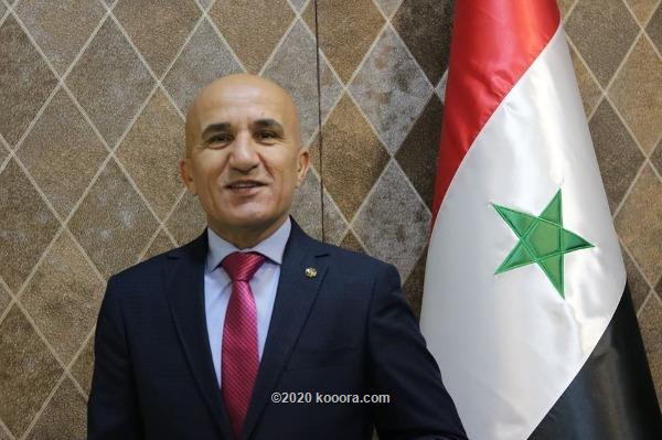 رئيس اتحاد الكرة السوري سنكافئ إبراهيم