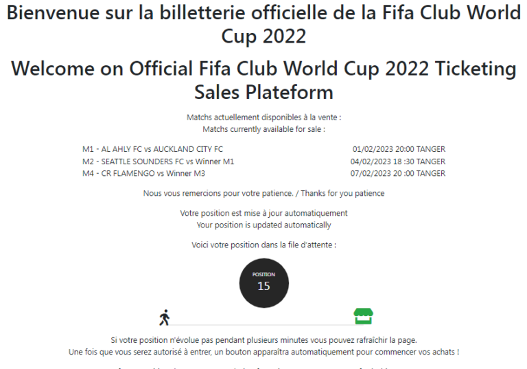 رابط حجز تذاكر كأس العالم للأندية أونلاين