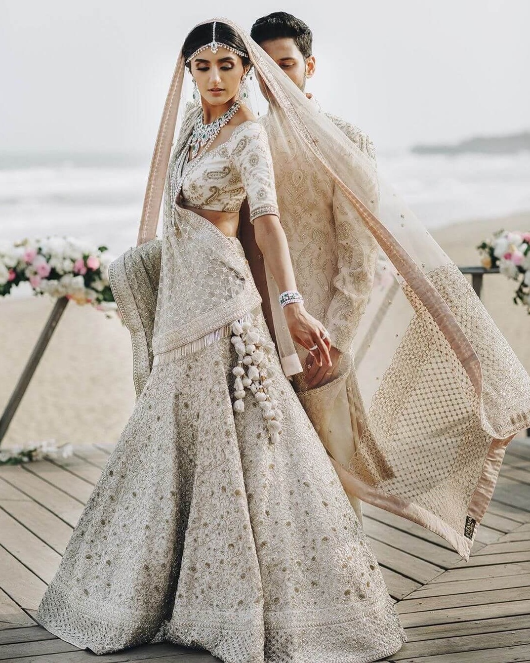 فستان هندي للأعراس بتصميم حورية البحر