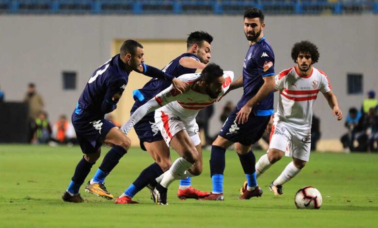 تردد القنوات الناقلة لمباراة الزمالك وبيراميدز في الدوري المصري 2022 مجانا