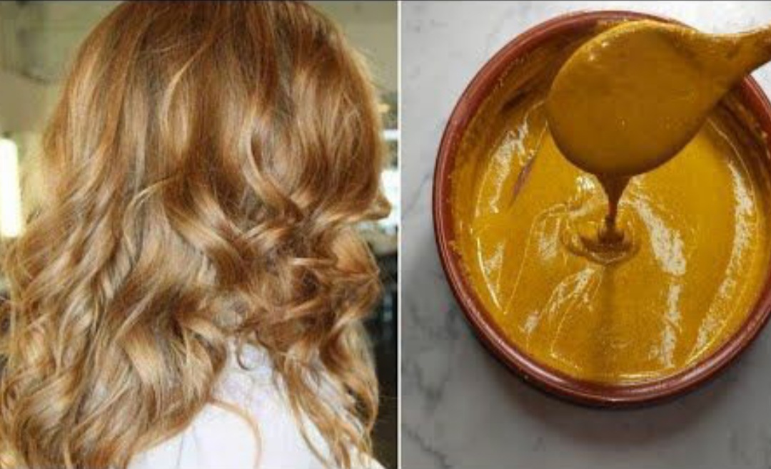 طريقة صبغ الشعر بالكركم فقط للحصول على اللون الأشقر الذهبي